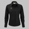 Russell Collection Ladies Long Sleeve Fitted Poplin Shirt Thumbnail
