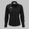 Russell Collection Ladies Long Sleeve Fitted Poplin Shirt Thumbnail